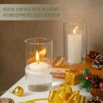 12pcs Glass Cylinder Vases for Centerpieces - 6 Inch Tall Flower Vase for Weddin... - Image 4