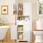 TEENFON Kitchen Pantry Cabinet with Adjustable Shelf, Tall Storage Cabinet with ... - Image 6