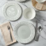 Martha Stewart Dinnerware Set - Maiden Crown 12-Piece Dish Set, Sage Green – New... - Image 6