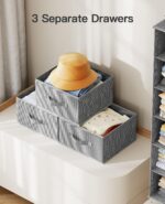 Pipishell Hanging Closet Organizer 6-Shelf, Hanging Shelves for Closet with 3 Re... - Image 5