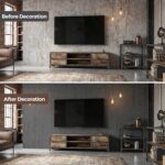 KASARO 3D Faux Stone Wall Panels, 4 PCS MCM Flexible Wainscoting Panels for Exte... - Image 3