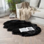 MIULEE Luxury Super Soft Fluffy Area Rug Faux Fur Sheepskin Rug Decorative Plush... - Image 3