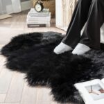 MIULEE Luxury Super Soft Fluffy Area Rug Faux Fur Sheepskin Rug Decorative Plush... - Image 7
