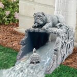 Teaeeno Dog Decor Statue Gutter Downspout Extension Decorative,Animal Statue Out... - Image 3
