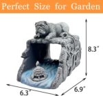 Teaeeno Dog Decor Statue Gutter Downspout Extension Decorative,Animal Statue Out... - Image 4