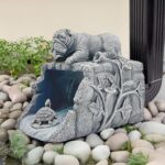 Teaeeno Dog Decor Statue Gutter Downspout Extension Decorative,Animal Statue Out... - Image 6