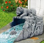 Teaeeno Dog Decor Statue Gutter Downspout Extension Decorative,Animal Statue Out... - Image 7