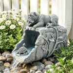 Teaeeno Dog Decor Statue Gutter Downspout Extension Decorative,Animal Statue Out... - Image 8