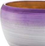 SOUJOY Set of 3 Ceramic Flower Pots, Gardening Plant Pot with Drainage Holes and... - Image 5