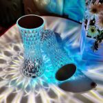 Touch Control Crystal Table Lamp,16 Color Changing Diamond Bedside Lamp,USB Char... - Image 6
