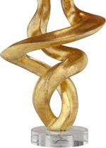 Kathy Ireland Impressions 33" Tall Sculpture Base Large Modern Luxury End Table ... - Image 6