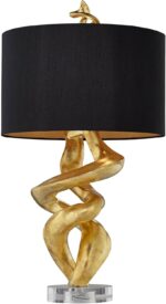 Kathy Ireland Impressions 33" Tall Sculpture Base Large Modern Luxury End Table ... - Image 9