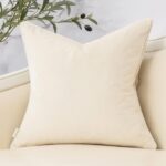 Yangest Beige Twigs Throw Pillow Cover Branches Velvet Cushion Case Neutral Pill... - Image 3