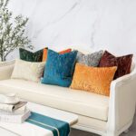 Yangest Beige Twigs Throw Pillow Cover Branches Velvet Cushion Case Neutral Pill... - Image 7