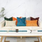 Yangest Beige Twigs Throw Pillow Cover Branches Velvet Cushion Case Neutral Pill... - Image 8