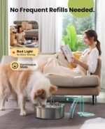 Oneisall Pet Water Fountain with 5 Set Filters, 7L/230oz Quiet Dog Water Dispens... - Image 3