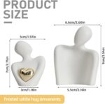 Romantic Couple Statue, Abstract Sculpture Small Shelf Ornaments for Living Room... - Image 3