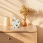 Romantic Couple Statue, Abstract Sculpture Small Shelf Ornaments for Living Room... - Image 4