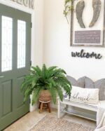 Fake Fern Potted Plant Artificial Boston Ferns in Pot 35 Leaves for Outdoors & I... - Image 6