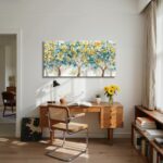 imjiayu Tree of Life Wall Art, Abstract Floral Tree Painting, Large Wall Decor f... - Image 7