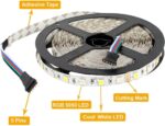 SUPERNIGHT 5050 RGBW LED Strip Lights-16.4ft 300 LEDs, Color Changing LED Lights... - Image 4