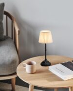 KDG Cordless LED Table Lamp, Portables Fabric Shade Desk Lamps, 4000mAh Recharge... - Image 7