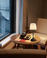 KDG Cordless LED Table Lamp, Portables Fabric Shade Desk Lamps, 4000mAh Recharge... - Image 9