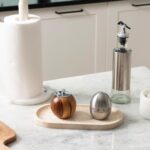 Koville Natural Marble Tray for Bathroom Counter, 10" x 5" Travertine Marble Sto... - Image 6
