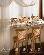 Ling's Moment Luxury Cloth Wedding Napkins - 19x19 Inch Reusable Cheesecloth Lin... - Image 5