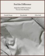 Cozy Earth Luxury Bed Sheet Set - 100% Viscose from Bamboo Fabric, Ultra-Soft & ... - Image 4