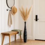 Leewadee Large Black Home Decor Floor Vase - Wooden 34 inch Tall Farmhouse Decor... - Image 3
