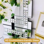 Chende Crystal Decorative Wall Mirror for Living Room, 36 X 24 Inches Large Mirr... - Image 4