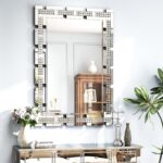 Chende Crystal Decorative Wall Mirror for Living Room, 36 X 24 Inches Large Mirr... - Image 6