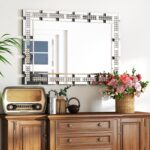 Chende Crystal Decorative Wall Mirror for Living Room, 36 X 24 Inches Large Mirr... - Image 7