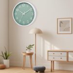 Wall Clocks Battery Operated 8 inch Modern Wall Clock,Silent Non Ticking Wall Cl... - Image 5