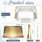 Baderke 2 Sets 11.81" Chilled Serving Tray for Parties Ice Chilled Party Platter... - Image 3