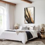 Wall Art Modern Luxury Style, Black And Gold Canvas Wall Decor Prints, Abstract ... - Image 6