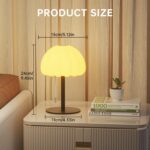 Touch Bedside Table lamp, RGB Mode Dimmable Small Lamp for Bedroom, Pull Chain T... - Image 5