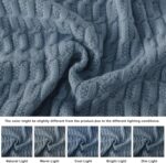 WDCOZY Cable Knit Throw Blanket – Super Soft, Warm & Lightweight Knitted Jacquar... - Image 8