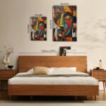 1PC Stunning Oversized Abstract African Art Print Canvas Wall Decor for Home Spa... - Image 4