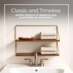 Decorative Two-Tier Wall Mounted Shelf for Home Decor - Modern Hanging Storage O... - Image 5