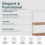 Decorative Two-Tier Wall Mounted Shelf for Home Decor - Modern Hanging Storage O... - Image 6