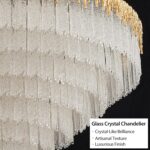 Modern Luxury Crystal Chandelier, D36 Large Crystals Chandelier for Living Room,... - Image 3