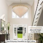 Modern Luxury Crystal Chandelier, D36 Large Crystals Chandelier for Living Room,... - Image 4