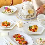 Top Porcelain China Dinnerware Set,Stoneware&Ceramic Dinnerware Sets, Ceramic Co... - Image 5