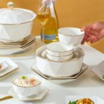 Top Porcelain China Dinnerware Set,Stoneware&Ceramic Dinnerware Sets, Ceramic Co... - Image 6
