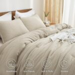 PHF Ultra Soft Waffle Weave Comforter Set King Size, 3 Pieces Lightweight Breath... - Image 4