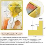 Floater Frame for 8x10 Canvas Paintings, 2 Pack Complete Floating Frames with 0.... - Image 3