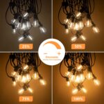 SUNTHIN Outdoor String Lights, 48FT Patio Lights with 16 LED Shatterproof Bulbs ... - Image 5