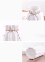 White Ceramic Vase-Flower Vase Dried Flower Vase for Modern Home Decor, Fit for ... - Image 4